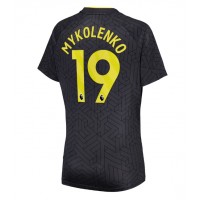 Maglia Calcio Everton Vitaliy Mykolenko #19 Seconda Divisa Donna 2024-25 Manica Corta